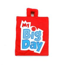 Load image into Gallery viewer, Fabric Activity Book - My Big Day - Red