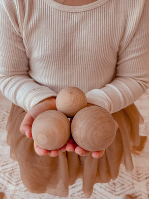 Explore Nook Large Sized Wooden Balls set
