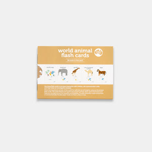 World Animal Flash Cards