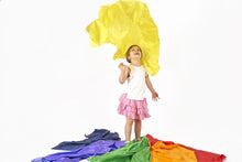 Load image into Gallery viewer, Rainbow Habutae Fabric - 7pcs