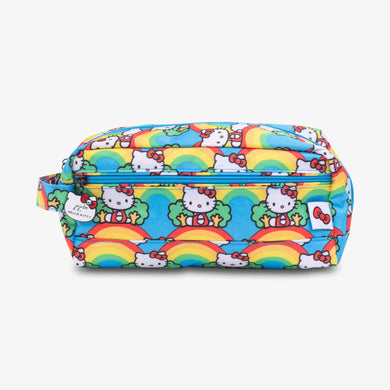 JuJuBe Be Dapper Travel Pouch in Hello Rainbow Front View