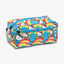 Load image into Gallery viewer, JuJuBe Be Dapper Travel Pouch in Hello Rainbow Sideway View