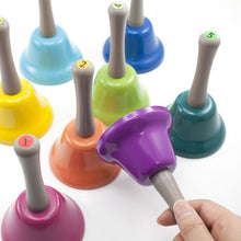 Load image into Gallery viewer, Rainbow Musical Hand Bells - 8 Piece Set