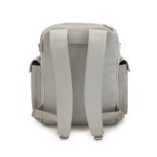 Load image into Gallery viewer, JuJuBe Forever Backpack Diaper Bag in Stone Rear View