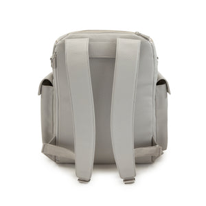 JuJuBe Forever Backpack Diaper Bag in Stone Rear View
