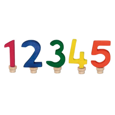 Wooden Birthday Numbers Set - 1 2 3 4 5