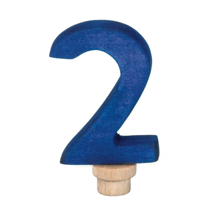 Wooden Birthday Individual Number - 2