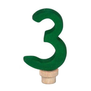 Wooden Birthday Individual Number - 3