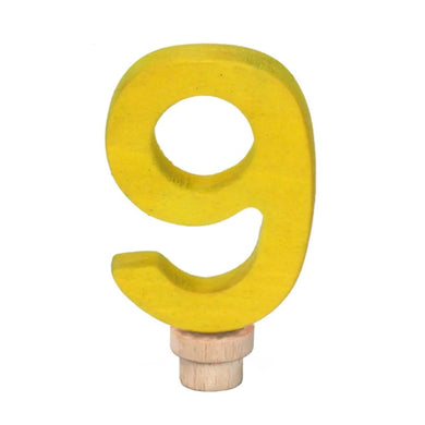 Wooden Birthday Individual Number - 9