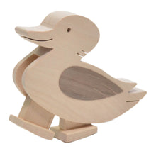 Load image into Gallery viewer, Wooden Walking Duck with Track