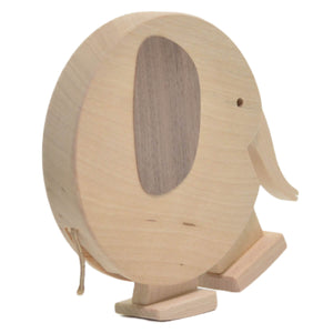Wooden Walking Elephant with Track