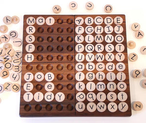 Coins with Pegs - Alphabets Set