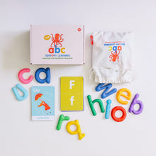 Load image into Gallery viewer, ABC Lowercase Felt Alphabet &amp; Flashcards