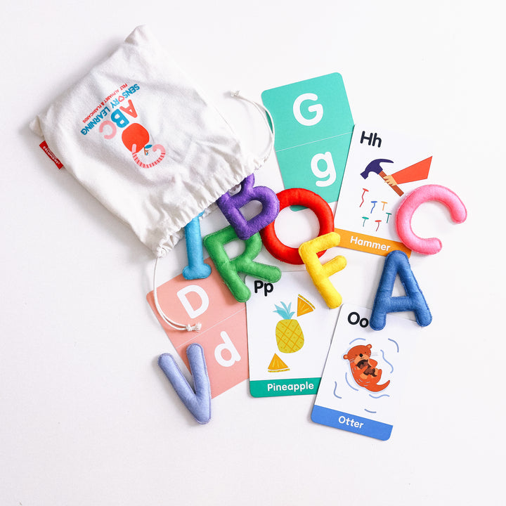 ABC Uppercase Felt Alphabet & Flashcards