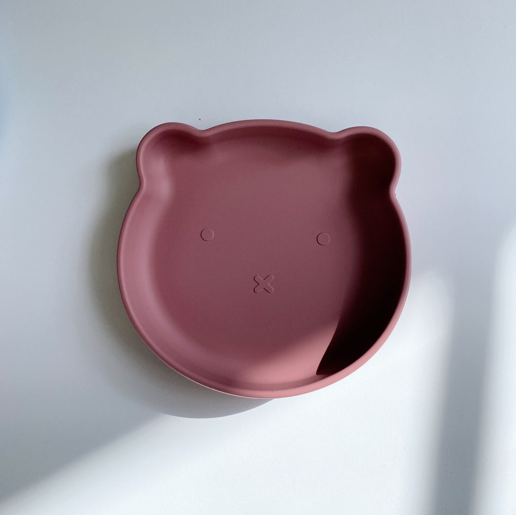 Silicone Suction Plate - Bear