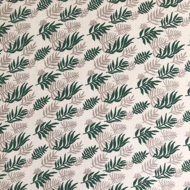 Organic Cotton Swaddle - Green Forest Leafs