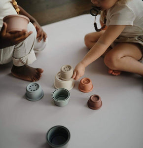 Mushie Stacking Cups