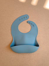 Load image into Gallery viewer, Silicone Bibs - Blue