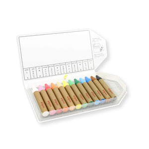Kitpas Large Stick Crayons - 12 Colours