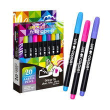Load image into Gallery viewer, Permanent Fabric Pens - Set of 20
