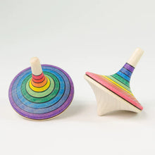 Load image into Gallery viewer, Mader Large Rallye Spinning Top Rainbow