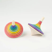 Load image into Gallery viewer, Mader Large Rallye Spinning Top Rainbow