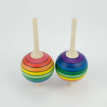 Load image into Gallery viewer, Mader Lolly Spinning Top Rainbow