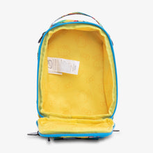 Load image into Gallery viewer, uJuBe Mini BRB Backpack Diaper Bag in Hello Rainbow Interior View