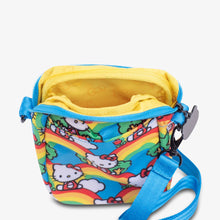 Load image into Gallery viewer, JuJuBe Mini Helix Crossbody Diaper Bag in Hello Rainbow Interior View