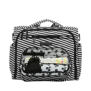 uJuBe BFF Diaper Bag in Black Magic Interior View
