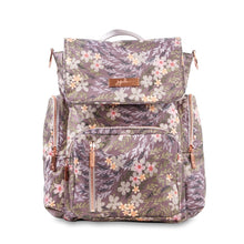 Load image into Gallery viewer, uJuBe Be Sporty Backpack Diaper Bag in Sakura at Dusk Front View