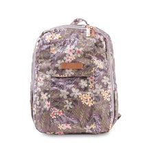 Load image into Gallery viewer, uJuBe MiniBe Backpack Diaper Bag in Sakura at Dusk Front View