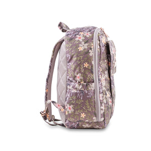 uJuBe MiniBe Backpack Diaper Bag in Sakura at Dusk Side View