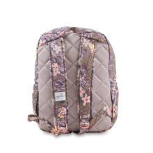 Load image into Gallery viewer, uJuBe MiniBe Backpack Diaper Bag in Sakura at Dusk Rear View