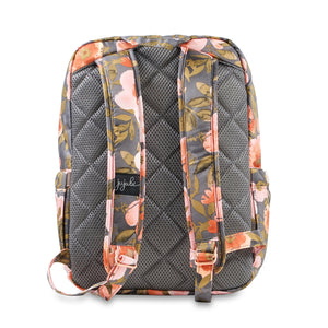 uJuBe MiniBe Backpack Diaper Bag in Whimsical Whisper Rear View
