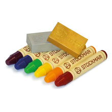 Load image into Gallery viewer, Stockmar Crayons Limited Rainbow Edition - 8 Colours in Special Anniversary Tin