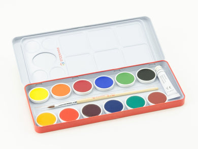 Stockmar Watercolour Paint - 12 Colours in Tin