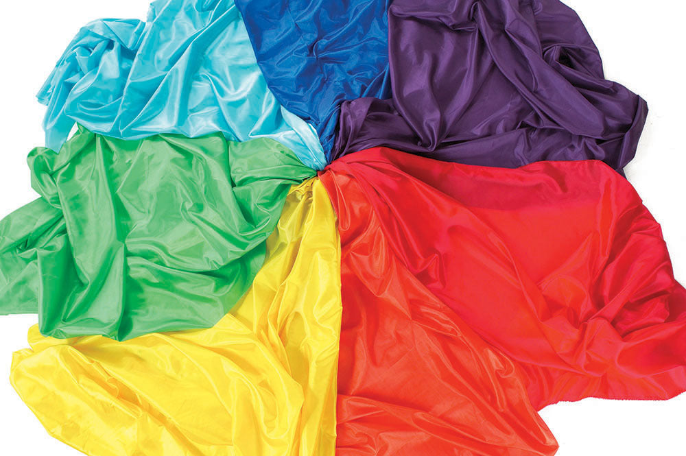 Rainbow Habutae Fabric - 7pcs